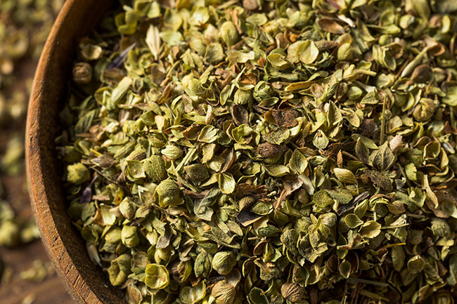 Raw Dried Green Greek Oregano Spice