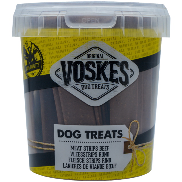 Dog Treats Voskes Meat Strips Beef (tube)