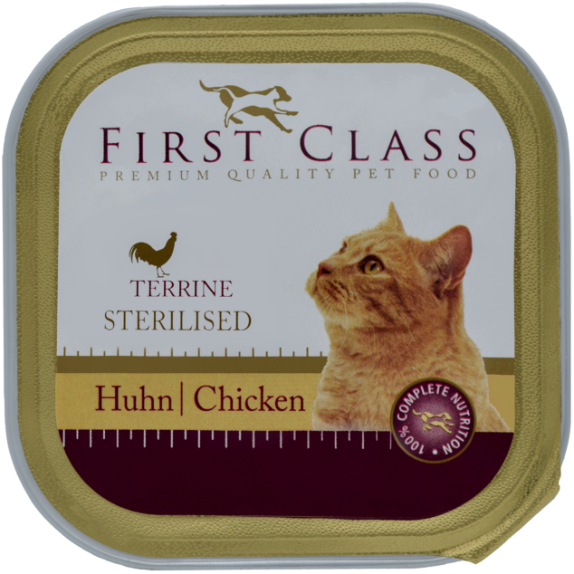First Class Premium Chicken Terrine From Austria For Sterlized Cats (single)