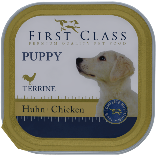 First Class Premium Puppy Chicken Terrine From Austria ( Single Dog)